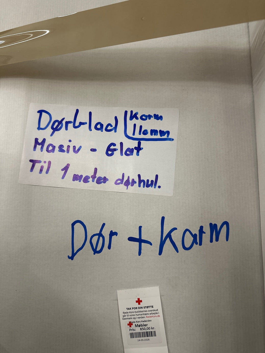 Dørblad med karm